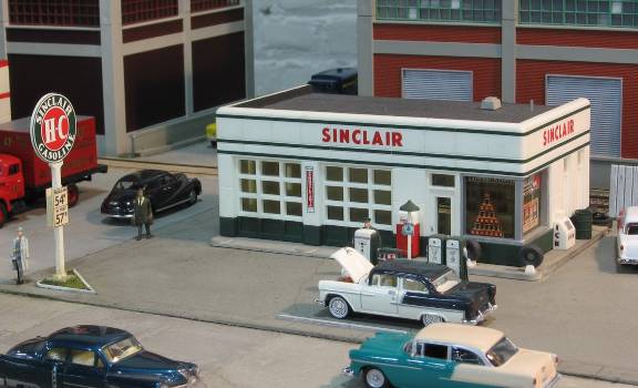 HO Scale Crafton Ave Service Station